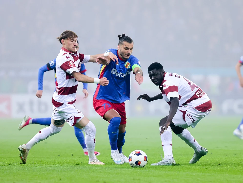 FCSB rally past Rapid for third Reghecampf win in a row